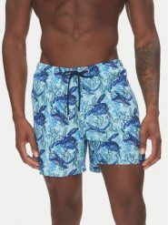 HOM Szorty kąpielowe Tartane 402916 Niebieski Regular Fit. Niebieskie kąpielówki męskie HOM, bez wzorów, z syntetyku. Za 239.99 zł.