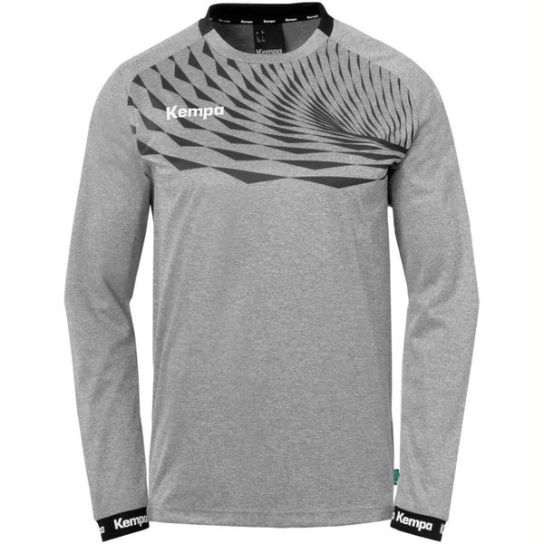 Dżersej z długim rękawem Kempa Wave 26. Brązowe koszulki męskie z długim rękawem Kempa, bez wzorów, z dżerseju, sportowe, bez kołnierzyka, bez ramiączek. Za 202.00 zł.