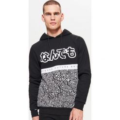 Dresowa bluza z nadrukami WHATEVER - Czarny. Bluzy nierozpinane męskie marki DOMYOS. W wyprzedaży za 69.99 zł.