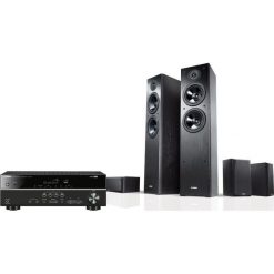 Yamaha RXV383BL + NSF51 + NSP51 Kino domowe. Kino domowe marki Denon. Za 2,869.99 zł.