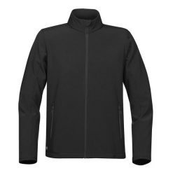 Męska Kurtka Soft Shell Orbiter. Czarne kurtki męskie STORMTECH, m, bez wzorów, sportowe, bez ramiączek, bez kaptura. Za 311.99 zł.