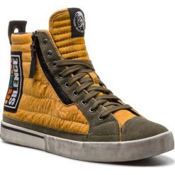 Sneakersy DIESEL - D-Velows Mid Patch Y01819 P1833 T2117 Mineral Yellow. Zielone buty sportowe na co dzień męskie Diesel, z materiału, eleganckie. Za 679.00 zł.