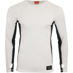Nordblanc Męska koszulka funkcyjna długi rękaw z otworem na kciuk biała 2XL. Białe bielizna termoaktywna męska ZIROOX, m, bez wzorów, bez ramiączek. Za 223.99 zł.