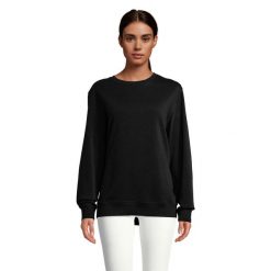 Bluza Kometa Unisex Dla Dorosłych. Czarne bluzy nierozpinane męskie SOL'S, l, bez wzorów, bez ramiączek, bez kaptura. Za 111.99 zł.