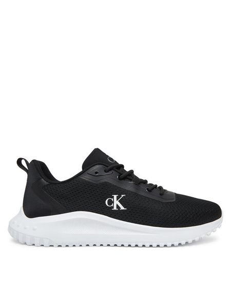 Calvin Klein Jeans Sneakersy Eva Runner Mix Mesh YM0YM01285 Czarny. Czarne buty sportowe na co dzień męskie Calvin Klein Jeans, m, bez wzorów, z jeansu, bez ramiączek, bez kaptura. Za 279.99 zł.