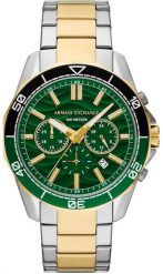 Męski Zegarek Armani Exchange AX1966 Złoto, Srebro i Zieleń. Zielone zegarki męskie Armani Exchange, srebrne. Za 511.99 zł.