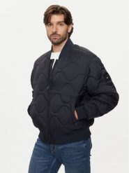 Tommy Hilfiger Kurtka bomber MW0MW37341 Granatowy Regular Fit. Niebieskie kurtki męskie Tommy Hilfiger, m, bez wzorów, z syntetyku, bez ramiączek, bez kaptura. Za 759.99 zł.