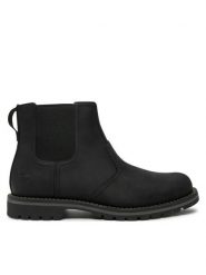 Timberland Sztyblety Larchmont TB1A2NHW0151 Czarny. Czarne sztyblety męskie Timberland, ze skóry, bez obcasa, bez zapięcia. Za 599.99 zł.