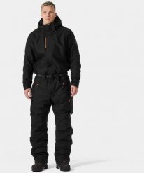 Kurtka męska Helly Hansen Winter overalls Kensington Connect Winter Suit, black 2XL. Czarne kurtki męskie Helly Hansen, m, bez wzorów, bez ramiączek, bez kaptura. Za 1,117.93 zł.