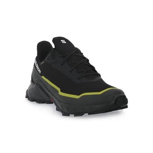 Buty do biegania męskie Salomon Alphacross 5 Gtx. Czarne buty do biegania męskie Salomon, bez wzorów, z gore-texu, bez zapięcia, do biegania, gore-tex. Za 489.00 zł.