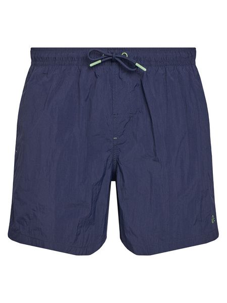 United Colors Of Benetton Szorty kąpielowe 5YLF6X00V Granatowy Regular Fit. Niebieskie kąpielówki męskie United Colors Of Benetton, bez wzorów, z syntetyku. Za 179.99 zł.