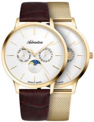 Zegarek męski Adriatica A1274.1B13QF-SET brązowy. Brązowe zegarki męskie Adriatica. Za 1,058.00 zł.