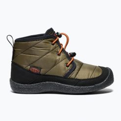 Buty juniorskie KEEN Howser II Chukka WP. Zielone buty trekkingowe męskie Keen, bez wzorów, bez zapięcia, trekkingowe. Za 249.99 zł.