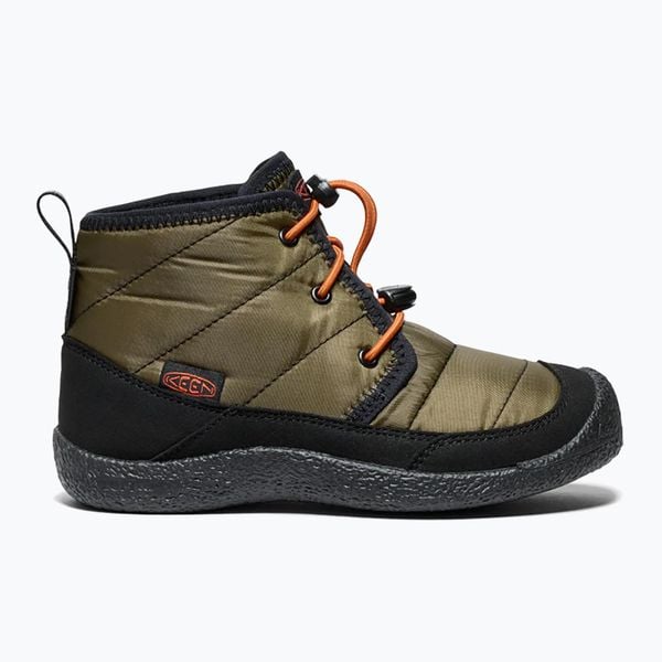 Buty juniorskie KEEN Howser II Chukka WP. Zielone buty trekkingowe męskie Keen, bez wzorów, bez zapięcia, trekkingowe. Za 249.99 zł.