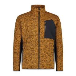 Polar CMP. Żółte bluzy z polaru męskie CMP, bez wzorów, z polaru, sportowe, bez ramiączek, bez kaptura. Za 290.50 zł.