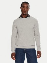 Tommy Hilfiger Sweter MW0MW36347 Szary Regular Fit. Szare kardigany męskie Tommy Hilfiger, m, bez wzorów, z bawełny, bez ramiączek. Za 349.99 zł.