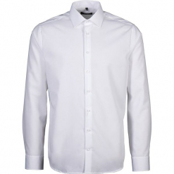 Koszula - Tailored fit - w kolorze białym. Białe koszule męskie Seidensticker, z bawełny, z klasycznym kołnierzykiem. W wyprzedaży za 90.95 zł.