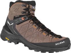 Buty trekkingowe męskie Salewa brązowe r. 42. Brązowe buty trekkingowe męskie Salewa, bez wzorów, bez zapięcia. Za 874.99 zł.