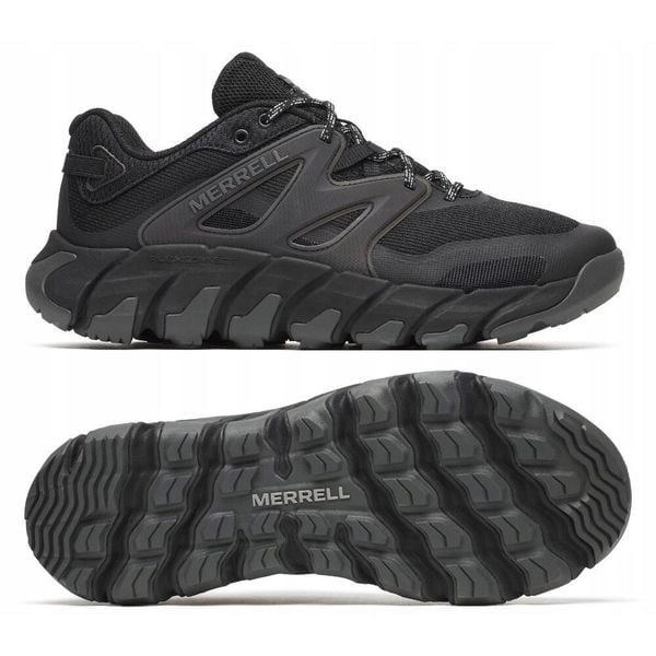 Buty dla mężczyzn Merrell MAIPO EXPLORER AEROSPORT. Czarne buty trekkingowe męskie Merrell, bez wzorów, z syntetyku, eleganckie, bez obcasa, bez zapięcia. Za 419.99 zł.