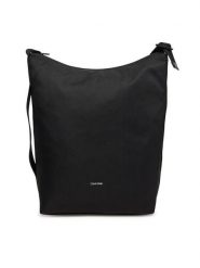 Calvin Klein Torba Ck Ease Hobo Tote K50K512893 Czarny. Czarne torby męskie na ramię Calvin Klein, bez wzorów, z materiału, na ramię. Za 399.99 zł.