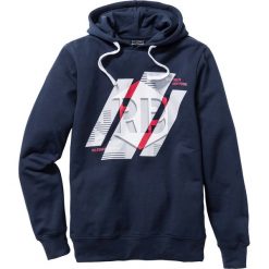 Bluza dresowa Slim Fit bonprix ciemnoniebieski. Bluzy nierozpinane męskie marki bonprix. Za 79.99 zł.