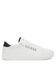 Guess Sneakersy FMFTOD ELE12 Biały. Białe buty sportowe na co dzień męskie Guess, m, z aplikacjami, ze skóry, bez ramiączek, bez kaptura. Za 309.99 zł.