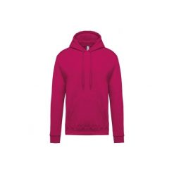 Bluza z kapturem Kariban. Czerwone bluzy nierozpinane męskie KARIBAN, m, bez wzorów, bez ramiączek, z kapturem. Za 146.50 zł.