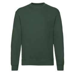 Klasyczna Bluza Rozpinana Unisex Dla Dorosłych. Zielone bluzy rozpinane męskie Fruit of the Loom, m, bez wzorów, klasyczne, bez ramiączek, bez kaptura. Za 79.99 zł.