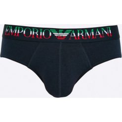 Emporio Armani - Slipy. Czarne slipki męskie Emporio Armani, z bawełny. W wyprzedaży za 79.90 zł.