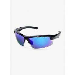 Okulary do biegania GOG Faun - black/poly.white. Czarne okulary przeciwsłoneczne męskie GOG, bez wzorów, sportowe. Za 149.99 zł.