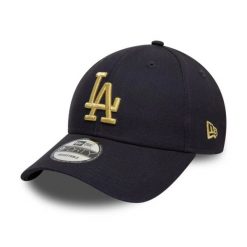 Czapka z daszkiem New Era 9FORTY Los Angeles Dodgers Metallic 60595193. Niebieskie czapki męskie New Era, bez wzorów, sportowe. Za 124.00 zł.