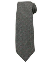 Szary Elegancki Męski Krawat -Angelo di Monti- 7 cm, Melanż, w Czerwone Kropki. Czerwone krawaty i muchy męskie Angelo di Monti, bez wzorów, eleganckie. Za 45.00 zł.