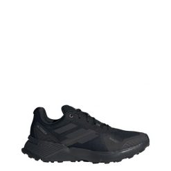 Buty Terrex Soulstride RAIN.RDY Trail Running. Czarne buty do biegania męskie ADIDAS, bez wzorów, z materiału, bez zapięcia, do biegania. Za 439.99 zł.