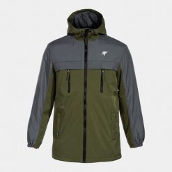 Kurtka anorak przeciwdeszczowa męska Joma Explorer z kapturem polarowa podszewka. Szare kurtki męskie Joma, l, bez wzorów, z polaru, sportowe, bez ramiączek, z kapturem. Za 343.99 zł.