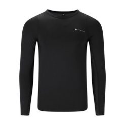 Koszulka kompresyjna z długim rękawem Virtus Jasp. Czarne koszulki męskie z długim rękawem VIRTUS, bez wzorów, sportowe, bez kołnierzyka, bez ramiączek. Za 160.50 zł.