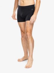 Bokserki termoaktywne Odlo Merino PW 140 Seamless Boxer - black. Czarne bielizna termoaktywna męska Smartwool, m, bez wzorów. Za 288.58 zł.