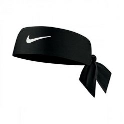 Opaska/Szalik Nike Dri-FIT Head Tie 4.0 Czarny-Biały. Czarne szaliki męskie Nike, bez wzorów, sportowe. Za 185.99 zł.