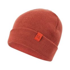 Czapka dzianinowa podwijana Rab Adzuki Beanie. Czerwone czapki męskie RAB, bez wzorów, z dzianiny, sportowe. Za 94.99 zł.