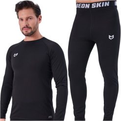 Beon Zestaw termoaktywny Beon Skin Flare MEN Quantum Black (XL). Czarne bielizna termoaktywna męska Beon, m, bez wzorów, bez ramiączek. Za 99.90 zł.