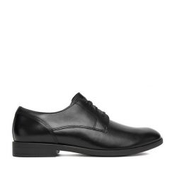Półbuty Lasocki. Czarne eleganckie półbuty męskie Lasocki, wizytowe, bez obcasa, bez zapięcia. Za 249.99 zł.