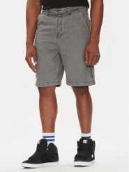 DC Szorty jeansowe Carpenter Baggy Short Rmg ADYS03019 Szary Baggy Fit. Szare szorty męskie DC, bez wzorów, z bawełny. Za 259.99 zł.