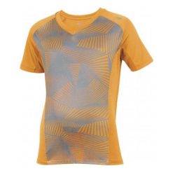 Wilson Koszulka Sportowa B Solana Geo Crew Neon Mango S. Czerwone t-shirty sportowe męskie Wilson, ze skóry, młodzieżowe. W wyprzedaży za 61.00 zł.