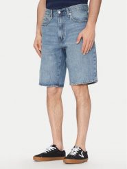 Levi's® Szorty jeansowe 478™ 001JM-0005 Niebieski Baggy Fit. Niebieskie szorty męskie bez wzorów, z bawełny. Za 199.99 zł.