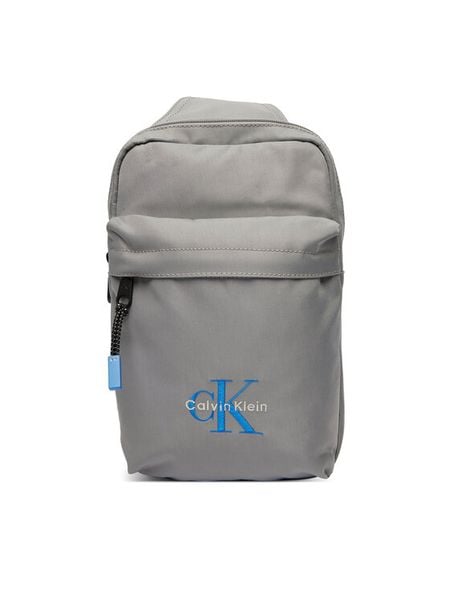Calvin Klein Saszetka Bold Sling LV04D3300G Szary. Szare saszetki męskie Calvin Klein, bez wzorów, z materiału. Za 329.99 zł.