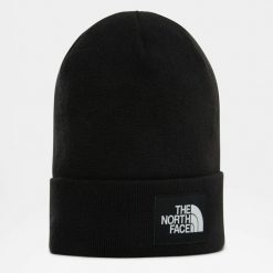 Czapka turystyczna unisex The North Face Dock Worker Recycled Beanie. Czarne czapki męskie The North Face, bez wzorów, sportowe. Za 99.99 zł.