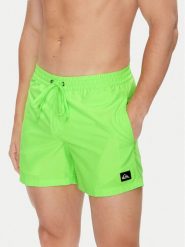 Quiksilver Szorty kąpielowe Everyday Solid Volley 15 EQYJV04120 Zielony Regular Fit. Zielone kąpielówki męskie Quiksilver, bez wzorów, z syntetyku. Za 119.99 zł.