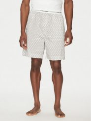 Calvin Klein Underwear Szorty piżamowe LV00NM2832 Szary Regular Fit. Szare szorty męskie Calvin Klein Underwear, bez wzorów, z bawełny. Za 189.99 zł.