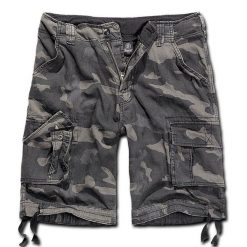 Szorty bushcraft męskie Brandit Urban Legend Vintage Dark Camo. Brązowe szorty sportowe męskie Brandit, bez wzorów, vintage. Za 248.50 zł.