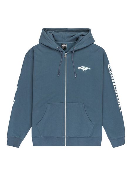 Quiksilver Bluza Old English EQYFT05156 Niebieski Oversize. Niebieskie bluzy rozpinane męskie Quiksilver, m, bez wzorów, z bawełny, bez ramiączek, bez kaptura. Za 419.99 zł.