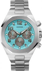 Zegarek Guess Zegarek męski Guess GW0489G3 srebrny. Szare zegarki męskie Guess, srebrne. Za 844.00 zł.